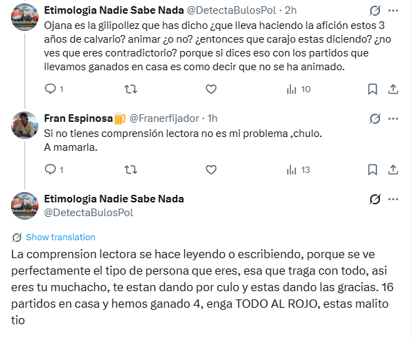 Etimologia Nadie Sabe Nada tweet media
