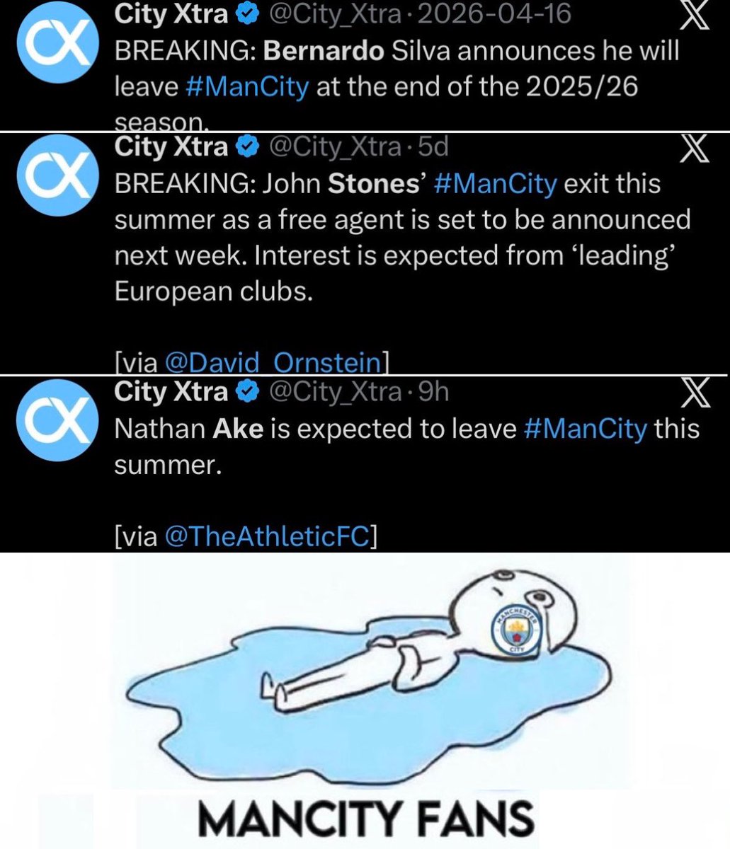 Mancity fans in April 💔😢