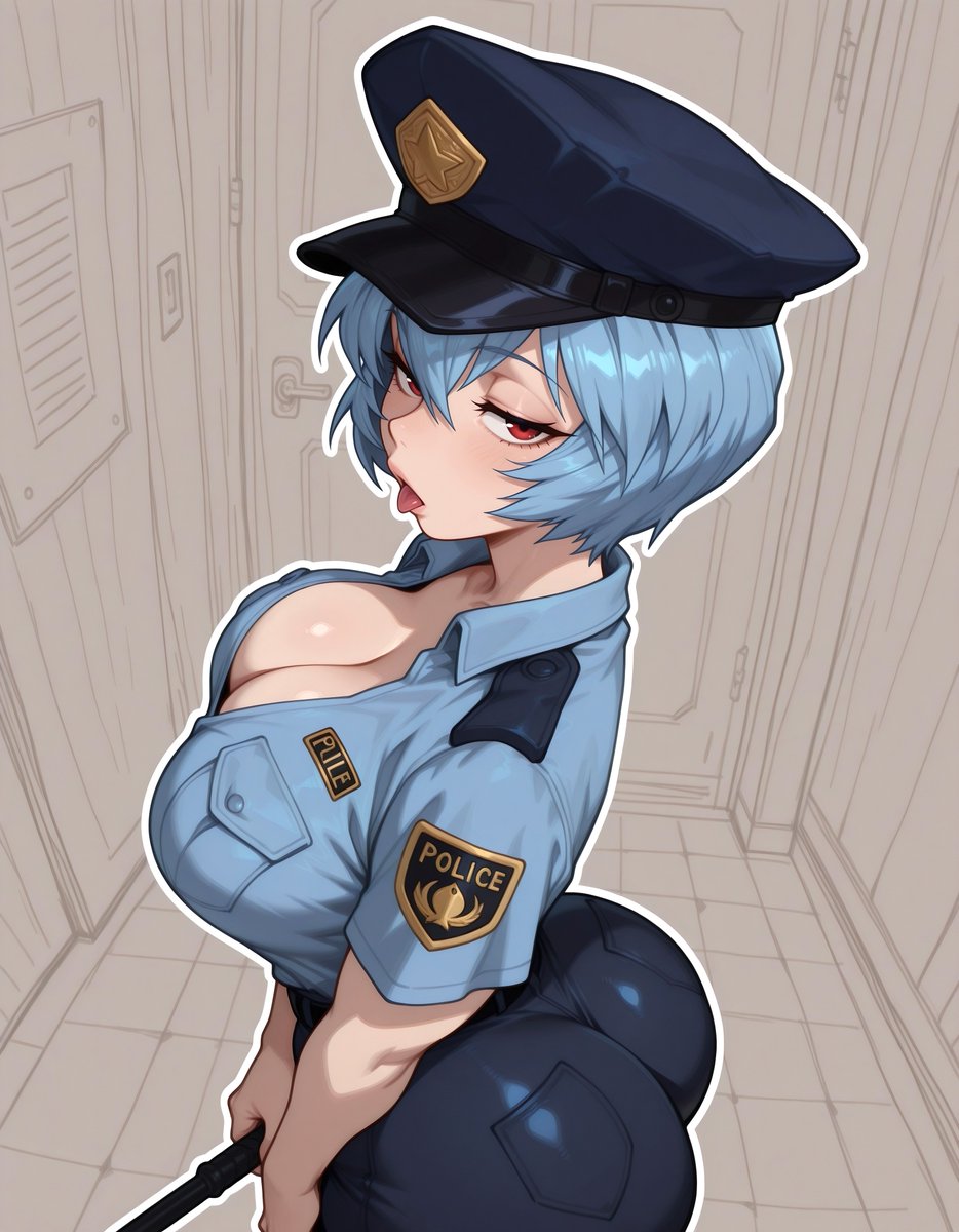 GenNowSFW's tweet photo. rei police woman outfit sfw
#evangelion https://t.co/coVHEMdOrG