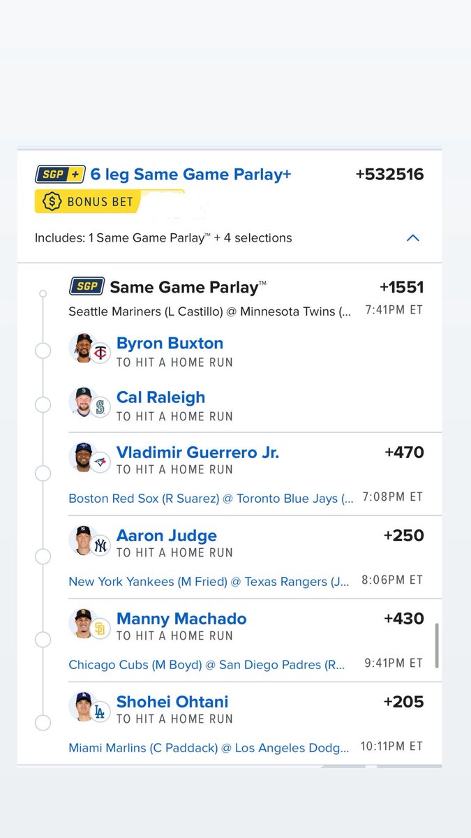 CrispyDtae's tweet image. #mlb #parlay #homerun #hrparlay #homeruns #fanduel #DtaeDingers mix em up how yall want
