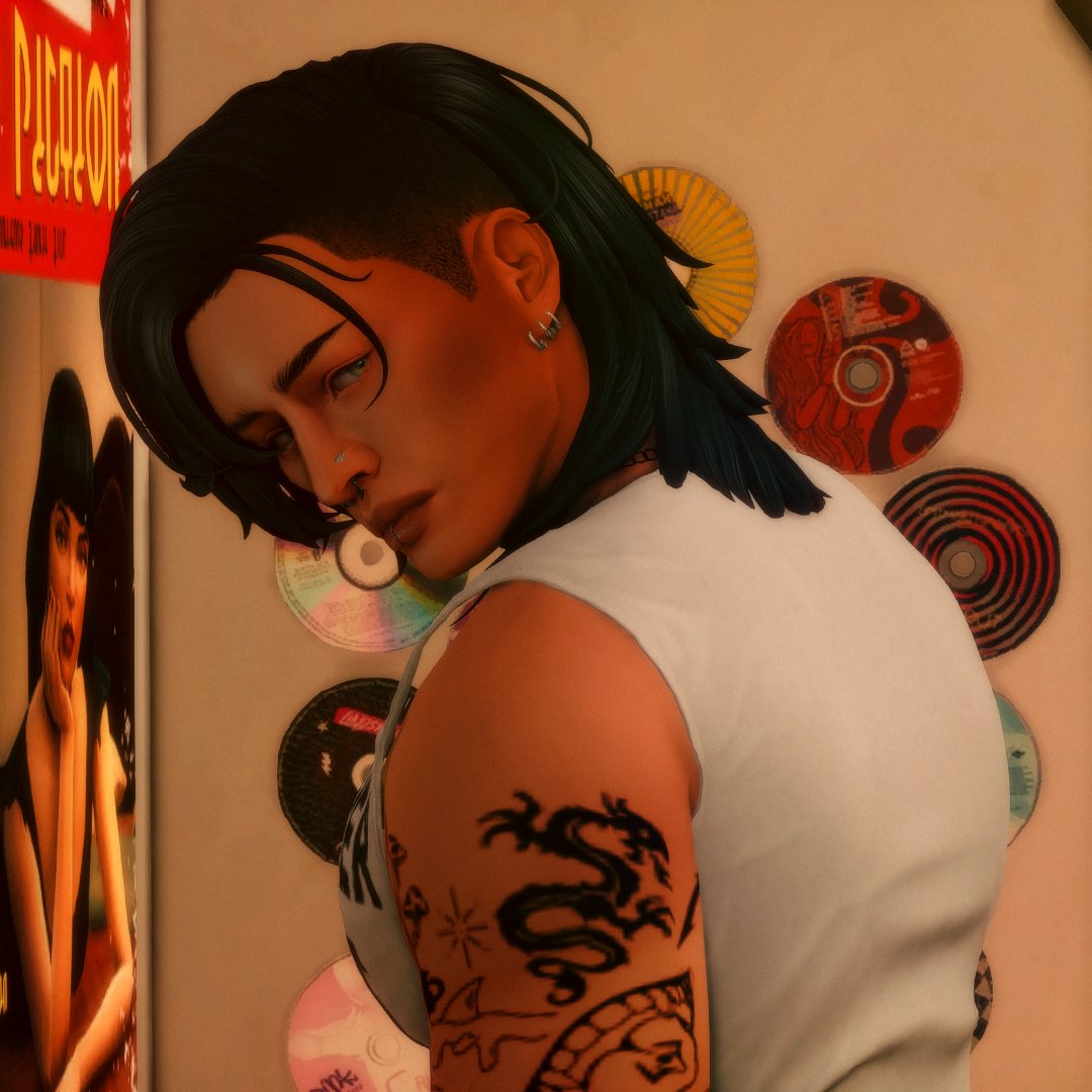 tinyfroots's tweet photo. needed a pretty boy to be the neighborhood asshole. can't wait until he starts sleeping with everyone in willow creek. #ShowUsYourSims #sims4cas #sims4cc #sims4mods https://t.co/HscQcLvxaO