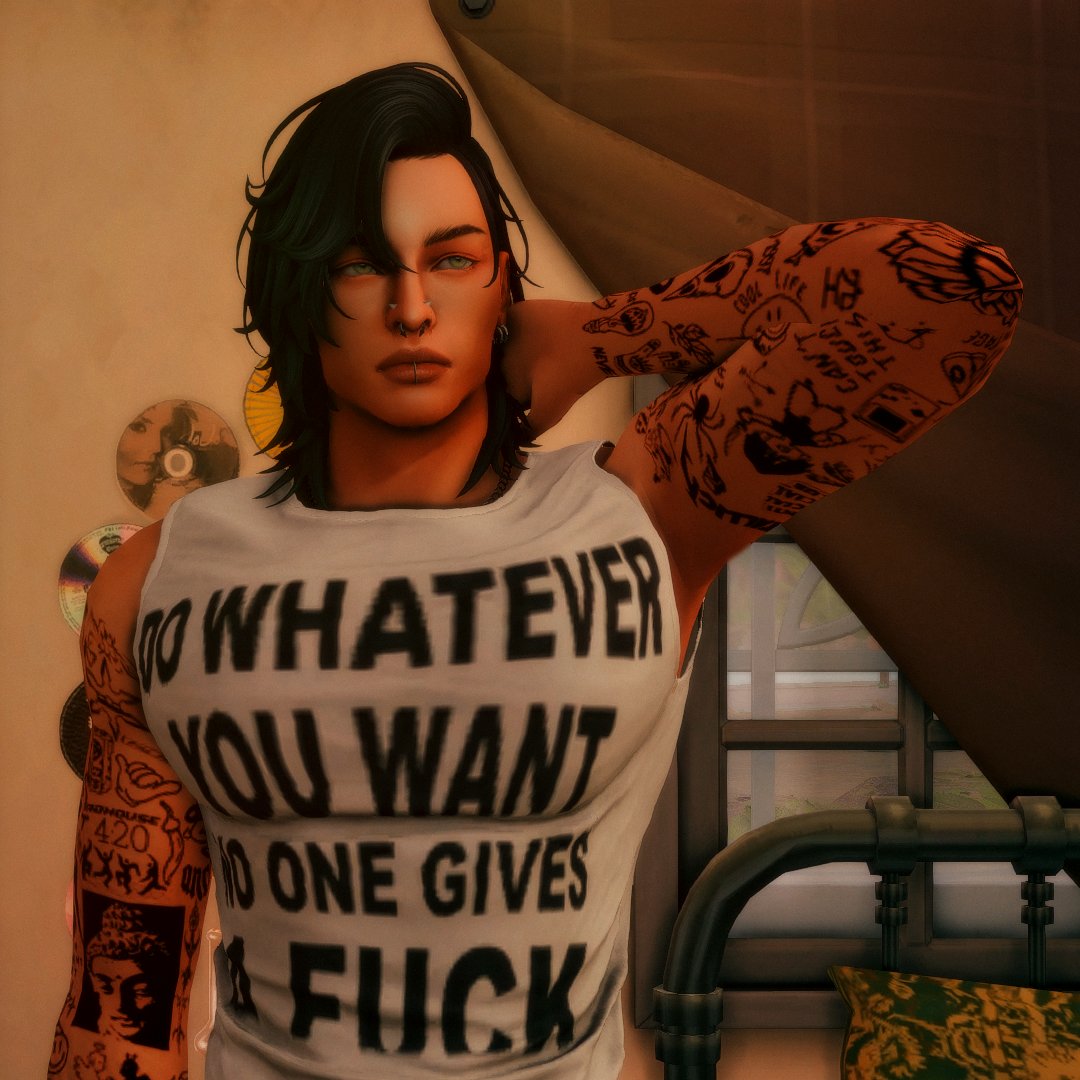 tinyfroots's tweet photo. needed a pretty boy to be the neighborhood asshole. can't wait until he starts sleeping with everyone in willow creek. #ShowUsYourSims #sims4cas #sims4cc #sims4mods https://t.co/HscQcLvxaO