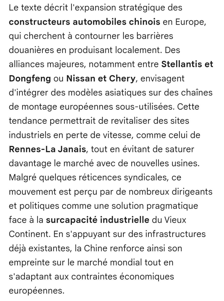 BeachleL's tweet image. @CFECGC veille et vous informe !
#cfecgc
#automotive

Le Monde
Economie &amp;amp; Entreprise, lundi 27 avril 2026 
La Chine cible les usines auto européennes

Les groupes automobiles chinois convoitent les sites des constructeurs du Vieux Continent pour produire en Europe

Éric Béziat