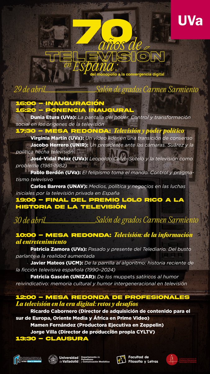 Grado en Periodismo (Universidad de Valladolid) tweet media