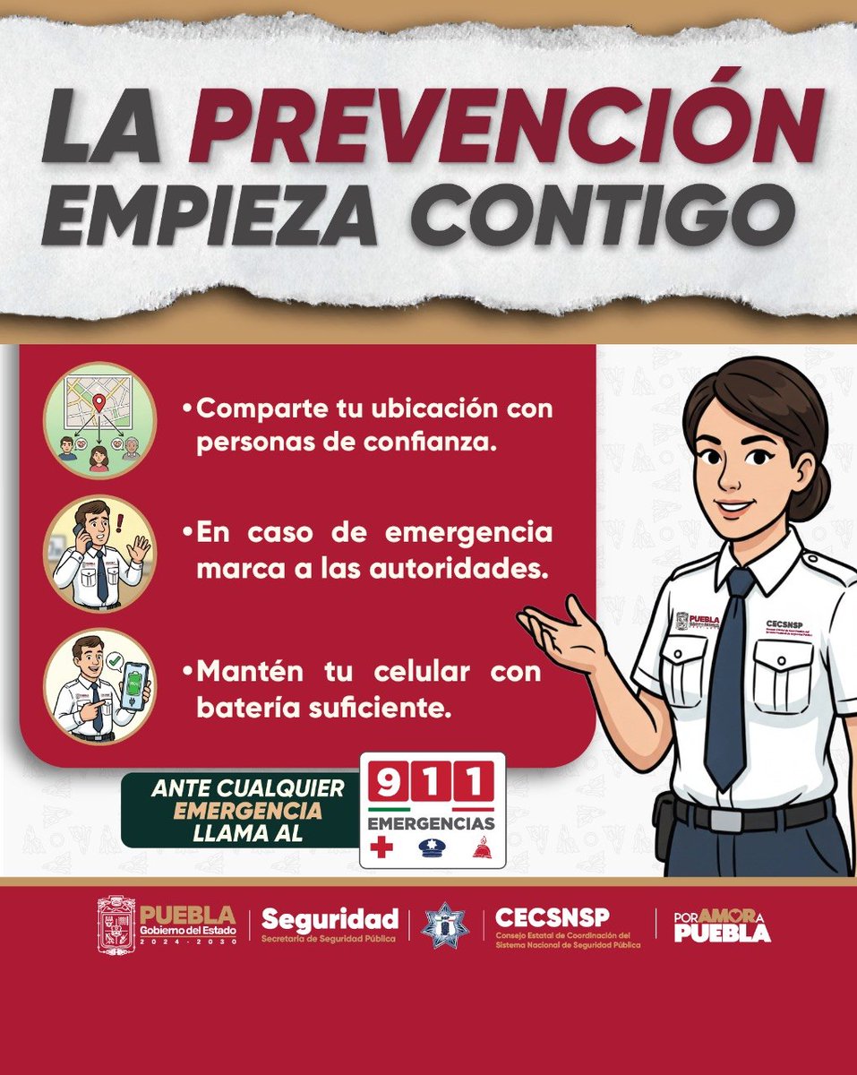 Consejo Estatal de Seguridad Pública Puebla tweet media