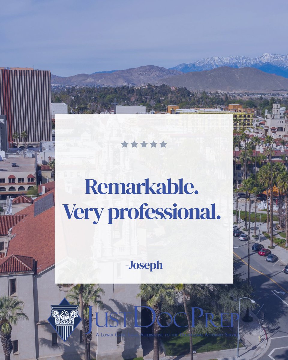 Justdocprep's tweet photo. Client Testimonial - "It was remarkable. Very professional."

Read more here:  https://t.co/56BT8tvcDr https://t.co/7LMgKTrW65