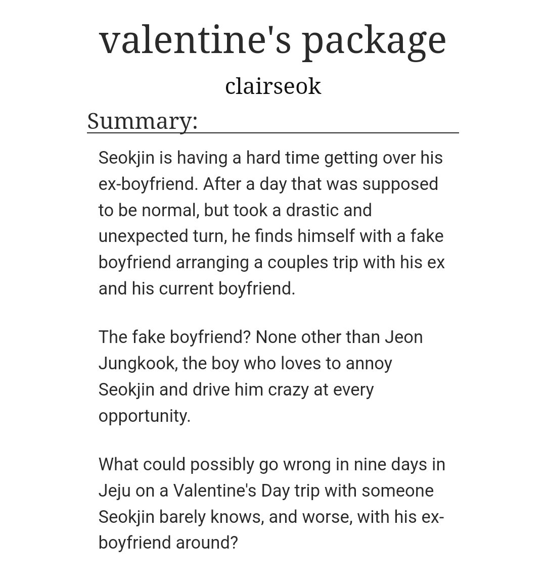 jk-centric fic recs 🎬 (slow) tweet media