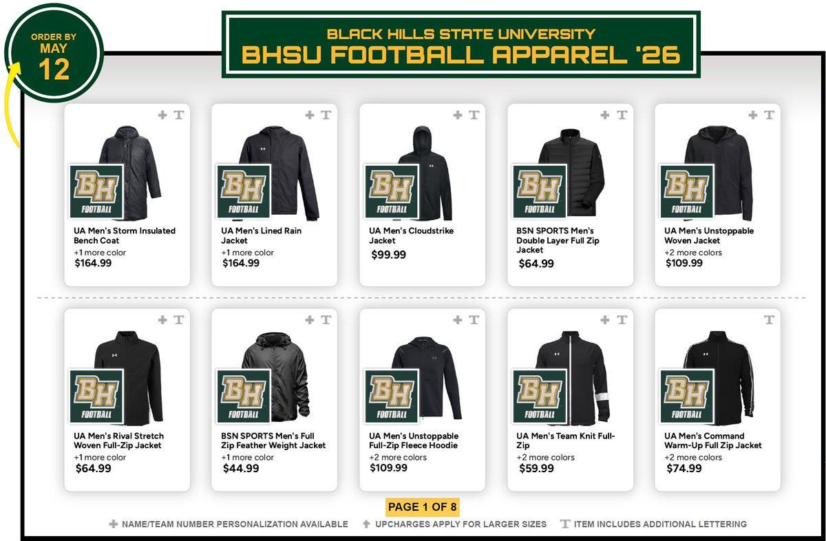 BHSU Football tweet media