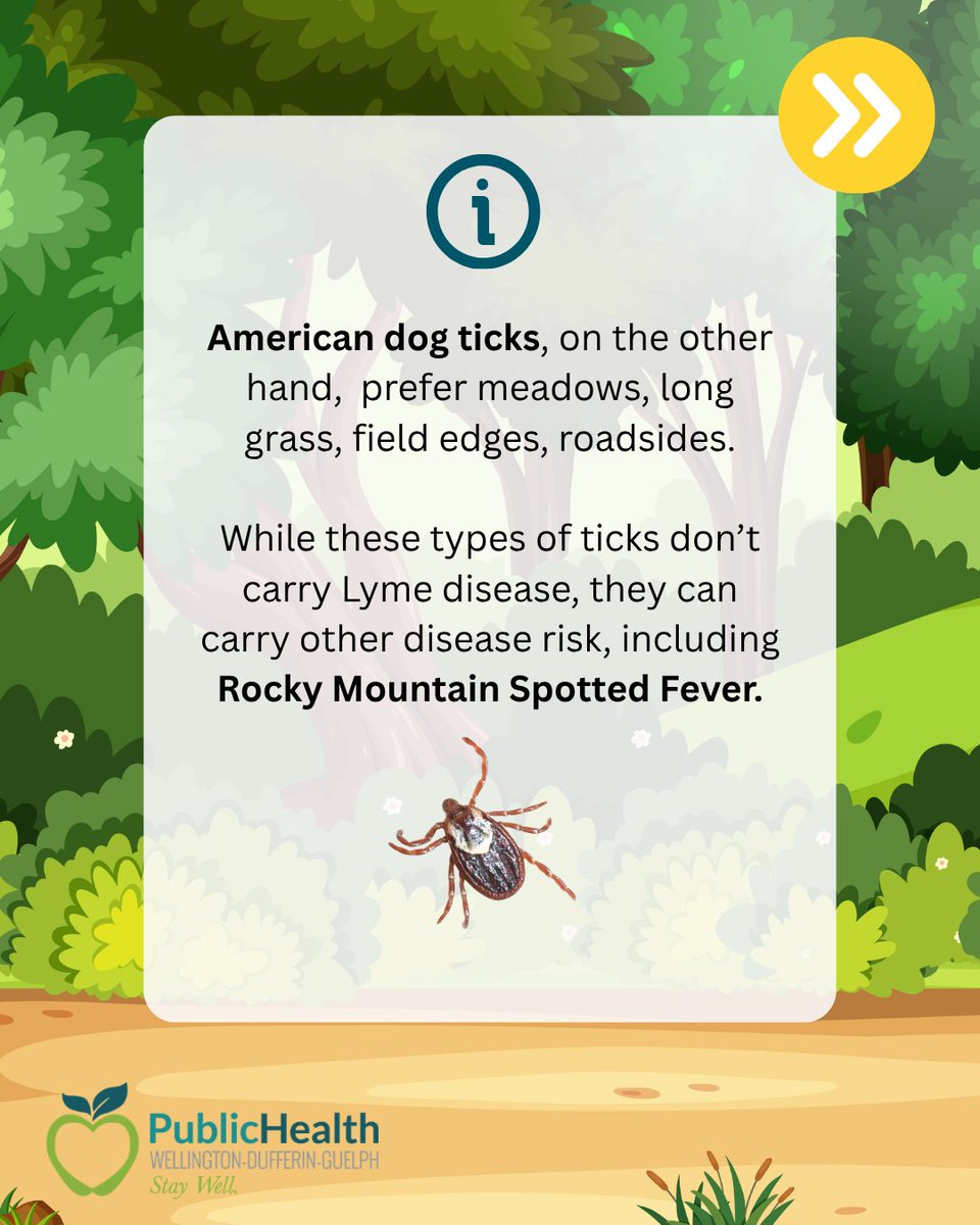 WDGPublicHealth's tweet photo. DYK not all ticks carry Lyme disease? In our region, Lyme disease is linked to the blacklegged tick. Other ticks, like the American dog tick, are common but usually not associated with disease. Unsure? Take a pic and submit it to https://t.co/1ge2k6NsAa 📸 https://t.co/0m0NoCEorm