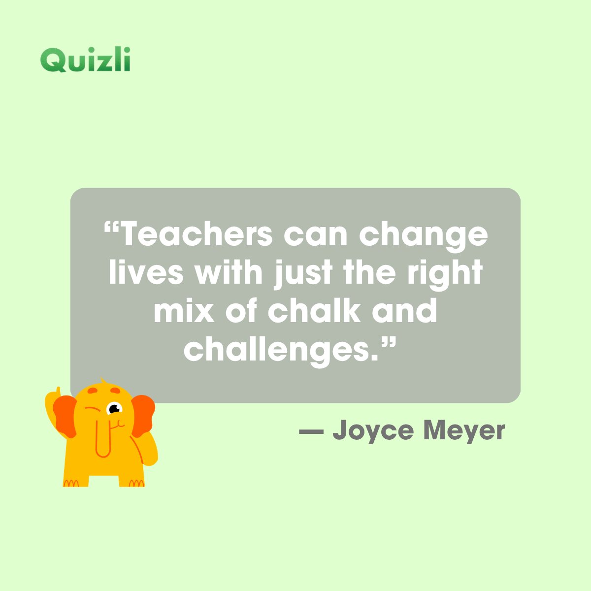Appli_IO's tweet image. Our #QuoteOfTheDay brought to you by American author Joyce Meyer 🫶

We hope all Ts and admins are having a terrific start to the week! #teacherlife #teachersofx