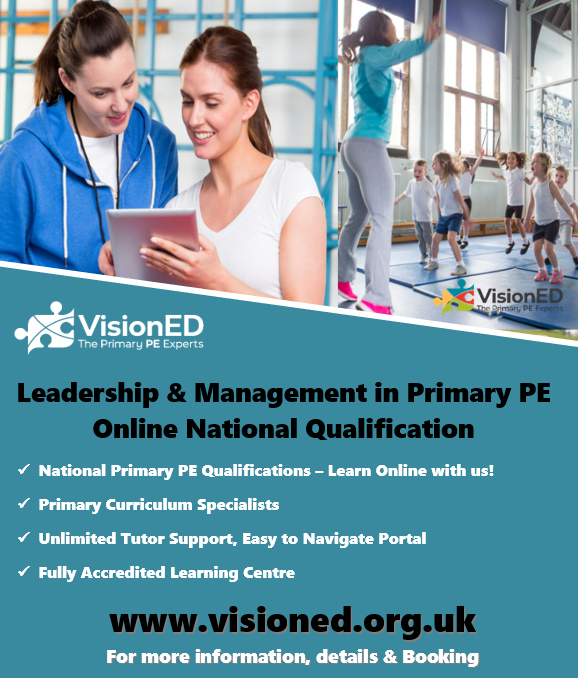martin_radmore's tweet image. Looking for YOUR next PE CPD? For YOUR school or YOURSELF?
Primary PE Specialists VisionED have you covered from twilights to online national qualifications, bespoke, tailored twilights, INSET etc.
visioned.org.uk
#pecpd #primaryschool #pesubjectleader #primarype #teachpe