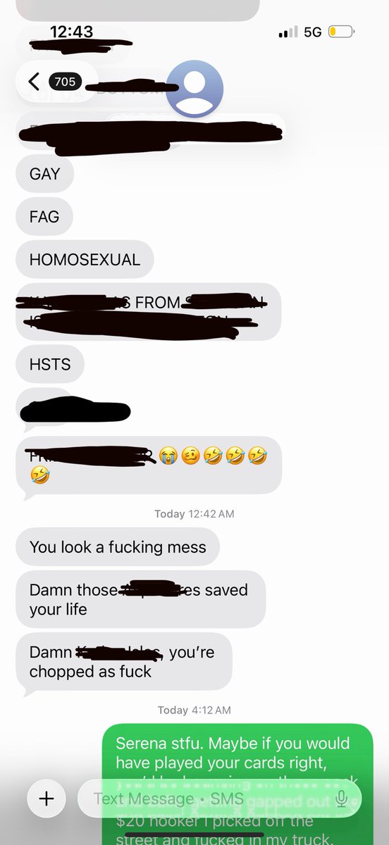 ObsidianVanta's tweet photo. Why don’t you show the whole text Serenajazmine / crystalsaturday / Nicole?

Why Just the stuff that paints you pretty? Why don’t you tell them THIS all started bc I didn’t want to have a sexual encounter with you? I told you no, more than 3 times. You sent me 19 SEPARATE text https://t.co/goGA2UkxWp