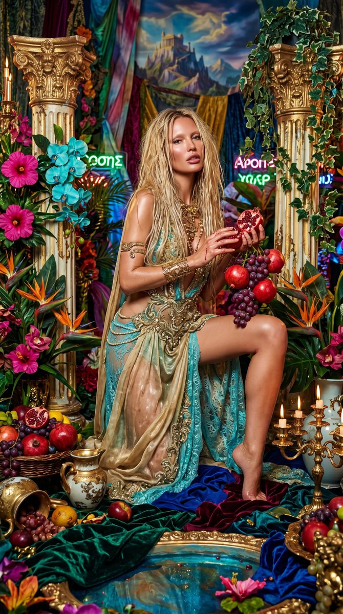 NordenNokterion's tweet image. Saint Trip Tease 2.0 Olympussy Rising to Aphrodite All Night
#Fashion #Glamour #Maximalism #Sensualism #Stilllife #Wetlook #AIart