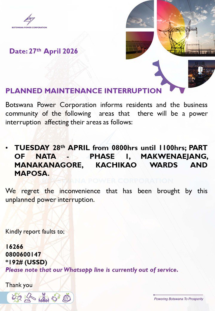 Botswana Power Corporation tweet media