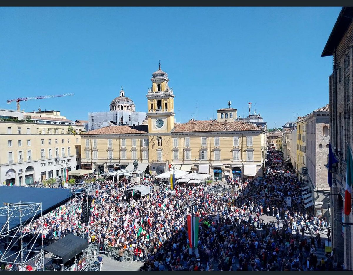 beyond_capital's tweet image. YESTERDAY marked the 81st anniversary of the LIBERATION from the NAZI-FASCIST dictatorship in Parma, Italy. The Partisan Resistance was a people powered response that made a huge contribution to the defeat of the #Nazis.