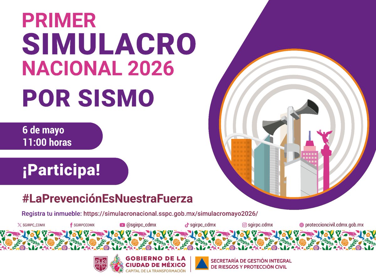 Secretaría de Gestión Integral de Riesgos y PC tweet media