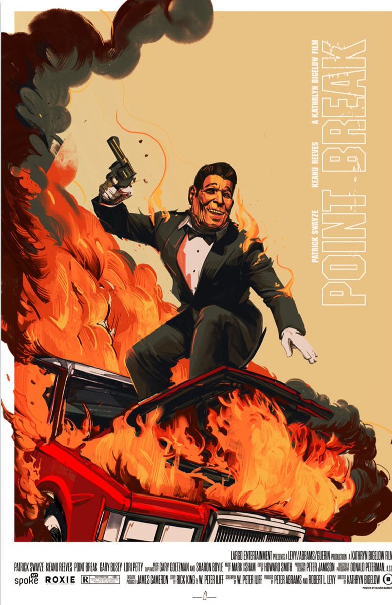 britmedia2000's tweet image. Point Break 
(1991)

An F.B.I. Agent goes undercover to catch a gang of surfers who may be bank robbers

REF: PHX/POINTBREAK/POSTERART/014
#PatrickSwayze #PosterArt #PointBreak