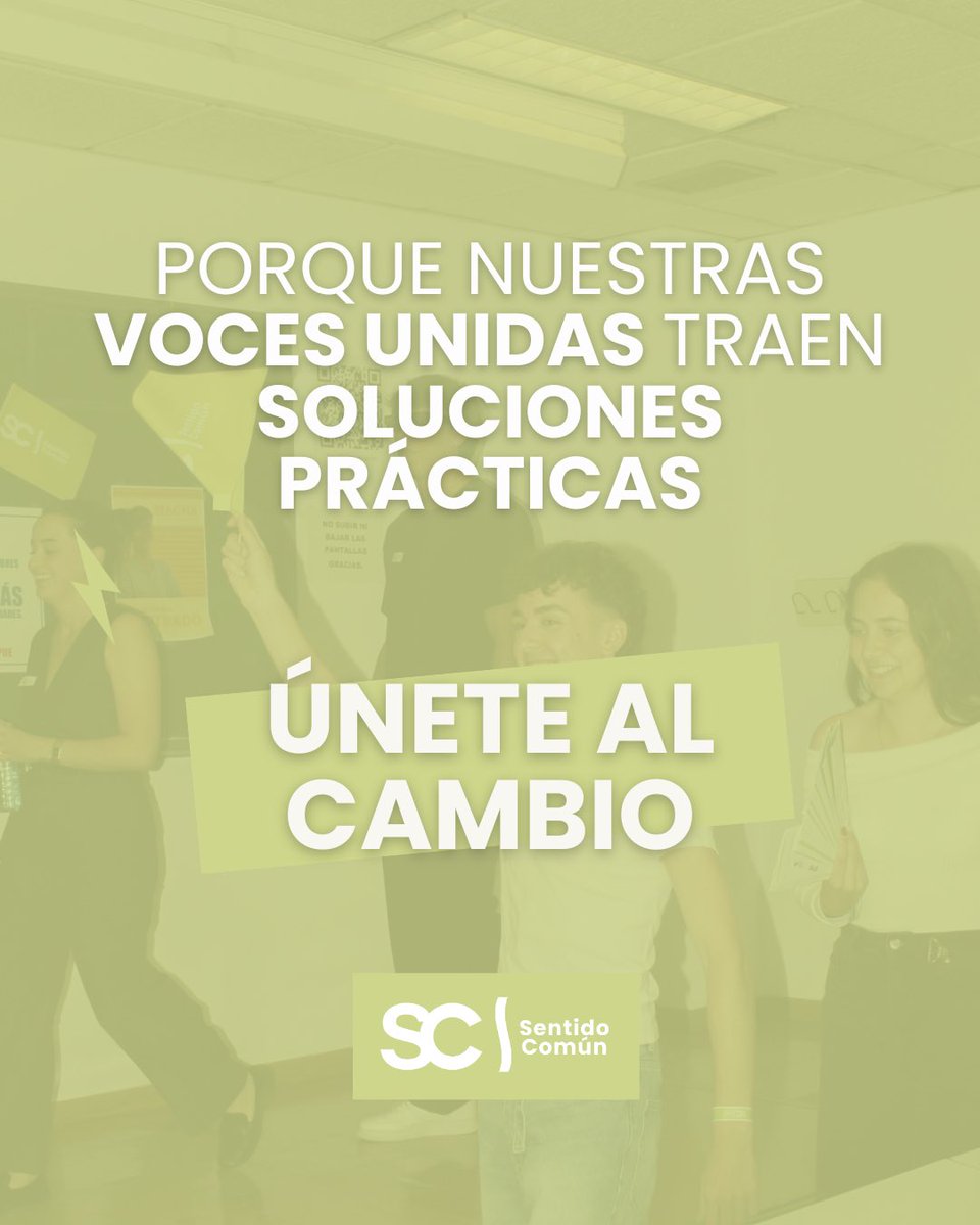 sc_sentidocom's tweet photo. 📣 ÚNETE AL CAMBIO #votasc #votasentidocomun https://t.co/jENFbenhFT