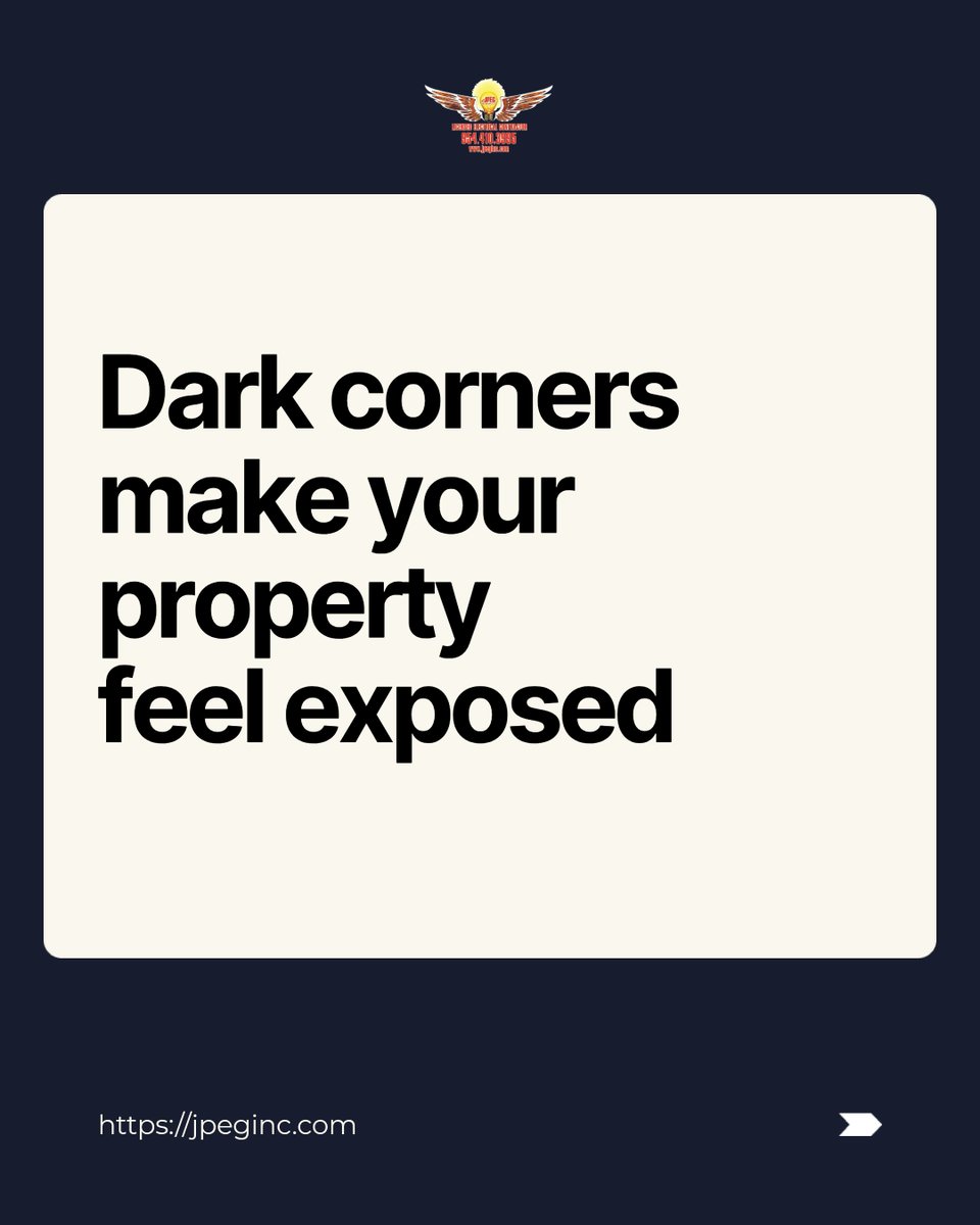 markarruda69919's tweet image. Well-planned outdoor lighting turns blind spots into monitored space. Upgrade fixtures and layouts so walkways, parking, and entries stay visible and protected.

#commerciallighting #propertymanagement #electricalmaintenance
