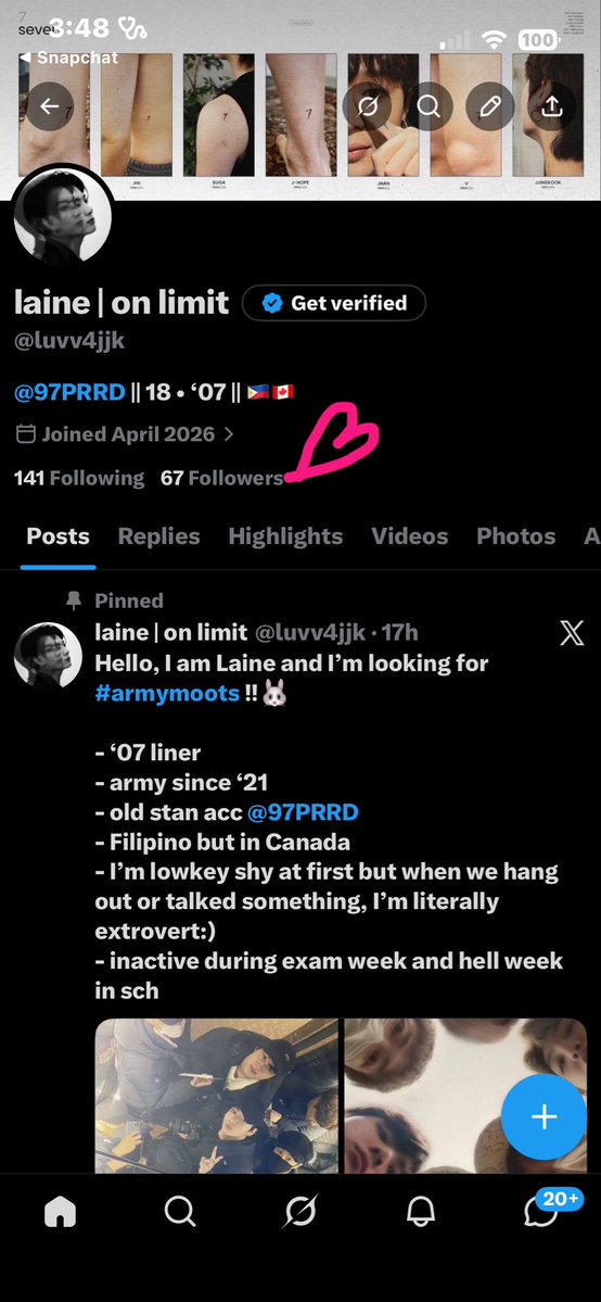 laine | on limit tweet media