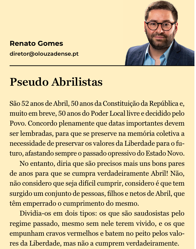 jc1963jos's tweet photo. Paradoxal.

«E quando têm algum poder?
Diria que ainda se comportam de forma pior, tentando secar à sua volta tudo o que mexe e que seja menos bajulador da sua personalidade.»

In Editorial de «O Louzadense» (23 de abril de 2026).
Ver artigo completo em https://t.co/w02LtY3ZG6 https://t.co/dLtzxoAuFb