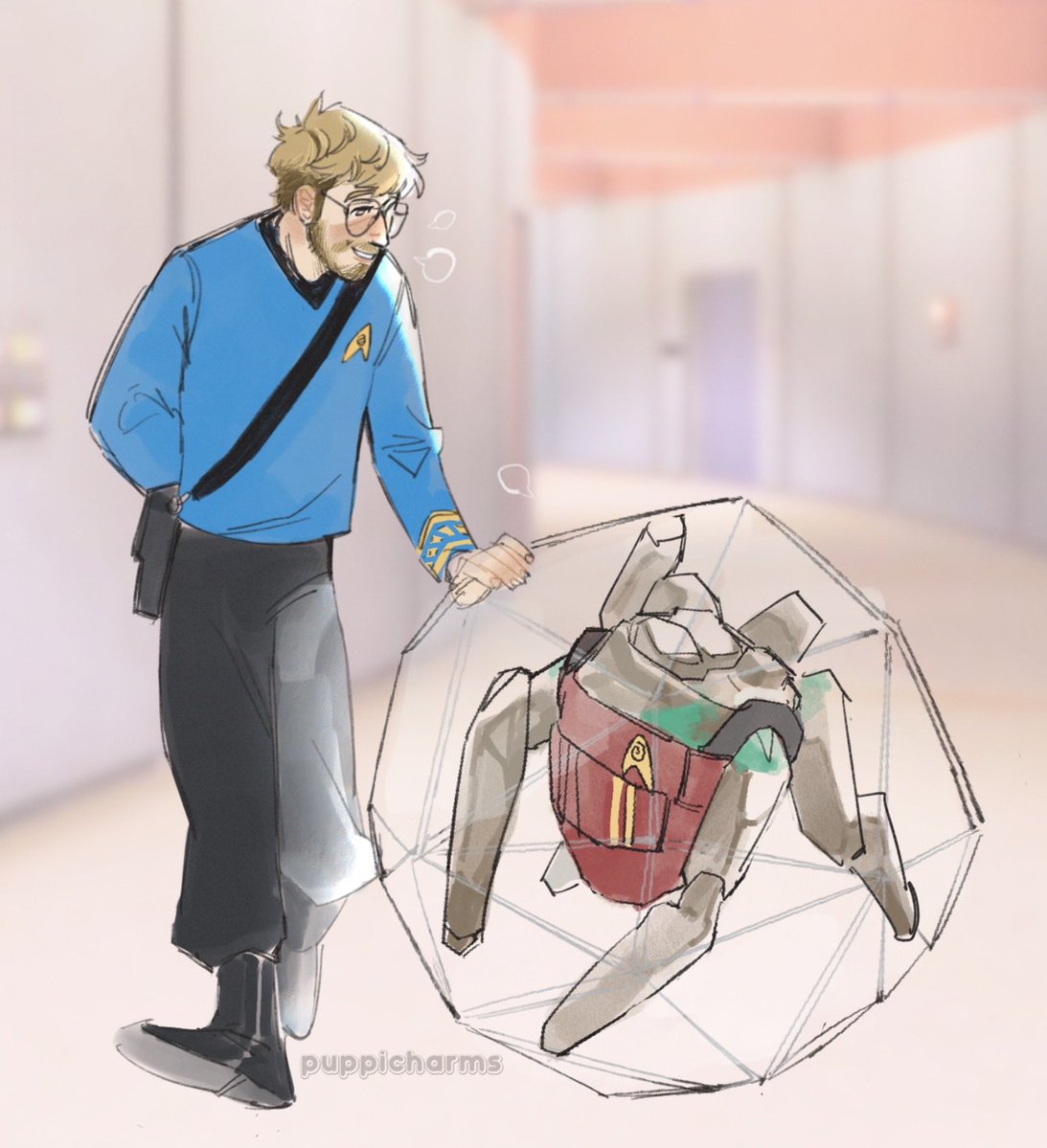 grace and rocky do big science in starfleet 
#projecthailmary