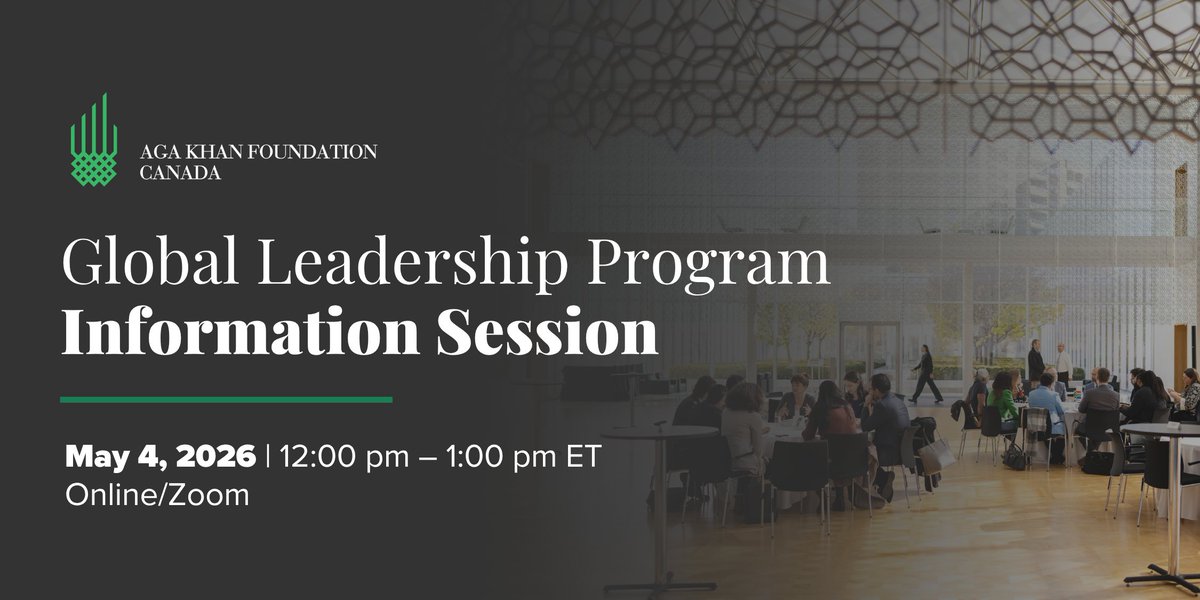 Aga Khan Foundation Canada tweet media