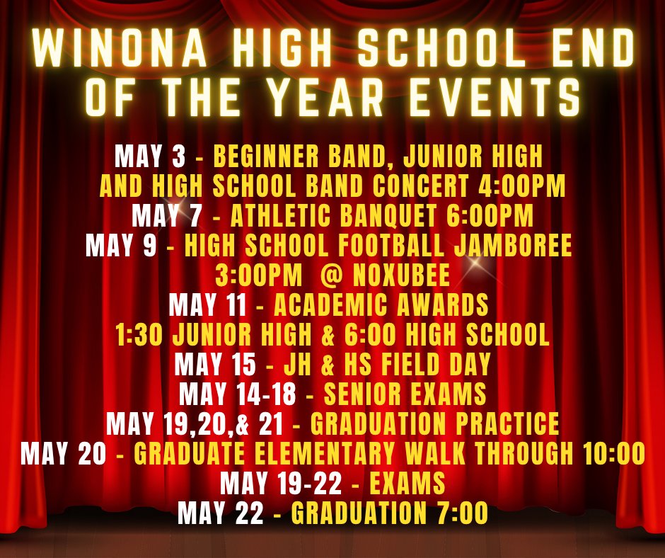 Winona-Montgomery Consolidated School District tweet media