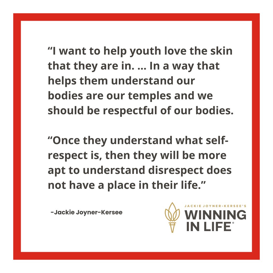 Jackie Joyner Kersee’s Winning in Life tweet media
