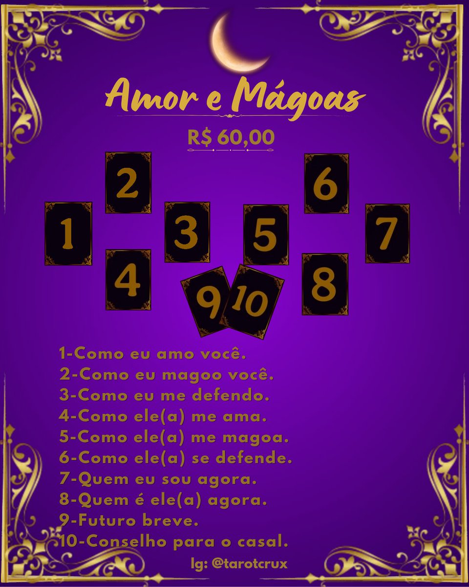 CruxMessages's tweet photo. ● Novos Métodos no Catálogo!!
Vem comigoooo!!!

🖇 https://t.co/Vsy29lNUj0

🏷 tarot tiragem cartomante leituras de tarô tiragem amorosa cartomancia tiragem acessível Baralho cigano mesa aberta agenda aberta free card https://t.co/mkyCp8NAjZ