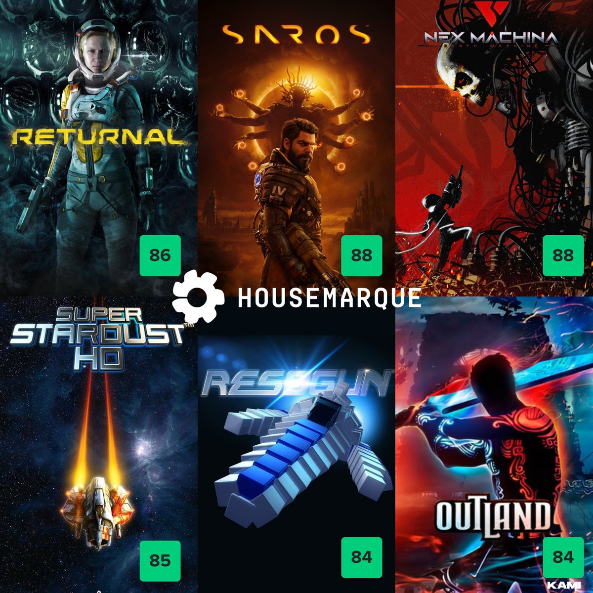 Okami13_'s tweet image. Housemarque is actually goated.

Can't wait for Saros.