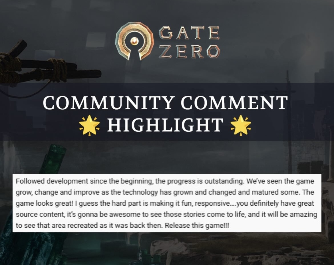 gatezerogame's tweet photo. 🌟COMMUNITY COMMENT🌟

“Followed development since the beginning, the progress is outstanding.”

Thank you! And yes, we're working hard to make Gate Zero a fun, rewarding game as well! https://t.co/6LVFutHdhY