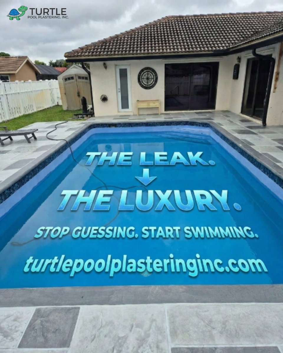 Turtle Pool Plastering tweet media