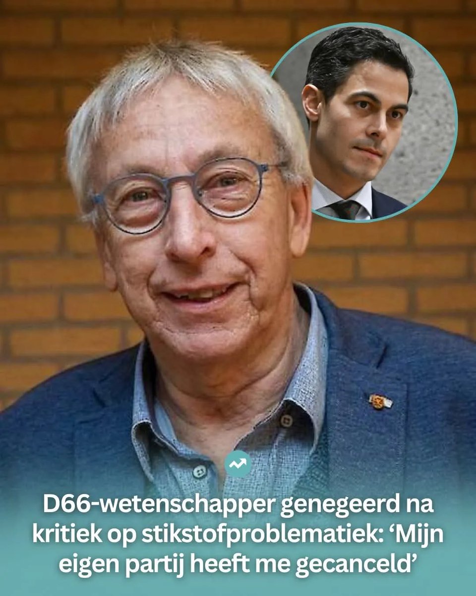 D66-wetenschapper genegeerd na kritiek op stikstofproblematiek: ‘Mijn eigen partij heeft me gecanceld’ 😱 Lees verder in de reacties! 👇

storiesfromtoday.com/d66-wetenschap…