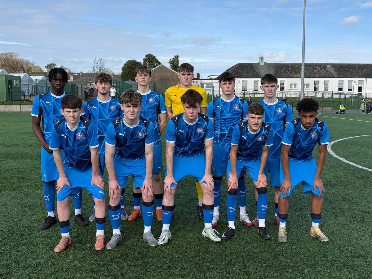 AcademyWFC's tweet photo. MU17 Result:

Waterford FC 2-1 Bray Wanderers FC

⚽️ Evan Lonergan
⚽️ Harry Farrell

Our MU17 side made it two wins on the bounce on Sunday afternoon with a 2-1 win over Bray Wanderers at SETU Arena.

#WaterfordFCAcademy https://t.co/MDv7qCTgJT