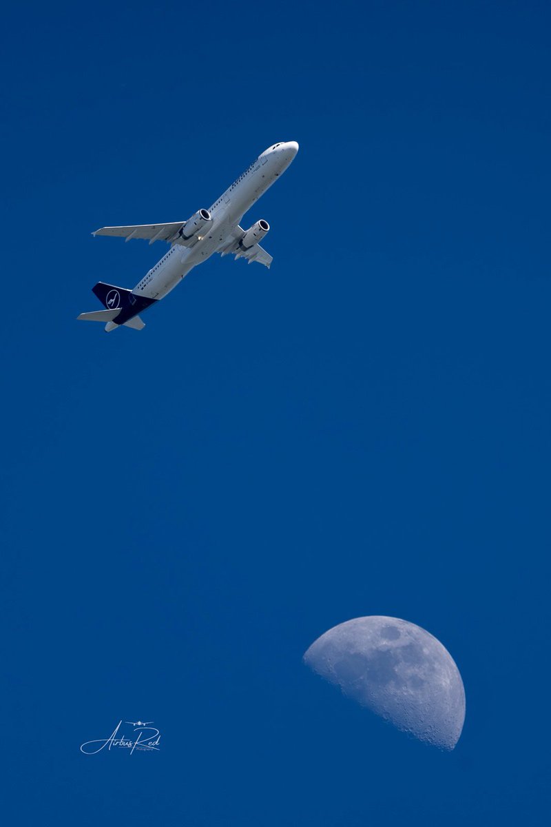 AirbusRed's tweet image. Not quite Artemis but a good effort. Lufthansa Airbus A321-231 D-AIDJ inbound to Manchester from Frankfurt. @manairport @Airport_FRA @lufthansa @Airbus #aviation #moon #moonfishing #artemis #airbus #avgeek #aviationphotography 🇩🇪