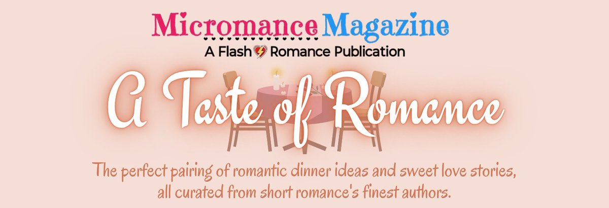 MicromanceMag's tweet image. Three days left to submit to our Cookbook/Romance Anthology, A Taste of Romance... So let's see those recipes perfect for a candlelight dinner and the stories that will keep us that don't have candlelit dinners in the "hopeful romantic" mood... 😄... 
#amwriting #romance #recipes