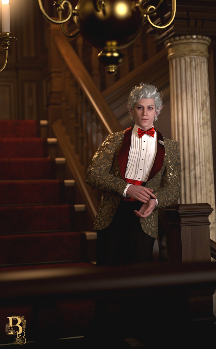 Dressed for the occasion.