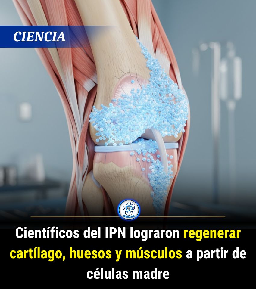 EnsedeCiencia's tweet photo. 🚨El equipo de investigadores del IPN logró un importante hito dentro de la medicina. Y es que consiguieron regenerar cartílago, huesos y músculos, así como tejido adiposo a partir de células madre. Específicamente, células troncales mesenquimales, que se extrajeron de la médula ósea.