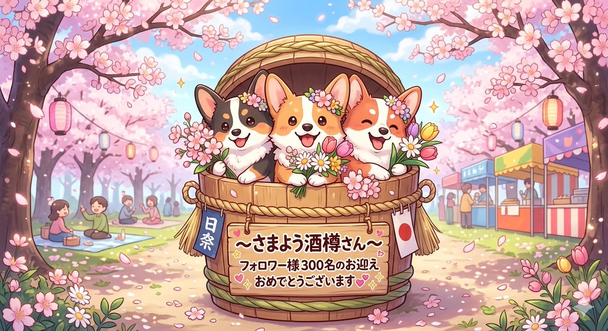 mofuristkoubou3's tweet image. #Congratulations　#フライングおめでとう
さまよう酒樽さん、お休みなさいませ✨
突然ですがフォロワー様300名のお迎えおめでとうございます❗(ﾉ≧▽≦)ﾉ✨💘✨

フライングおめでとう、とはキリ番達成されたアカウントを発見したら勝手に祝うのです✨