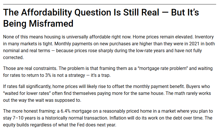WealthXLiberty's tweet photo. The 3% mortgage wasn’t normal - it was a temporary response to a crisis.
Today’s rates may feel high, but historically, they’re right in line with what’s normal.
The real risk isn’t the rate - it’s waiting for an anomaly to return. https://t.co/VvcniOr52j