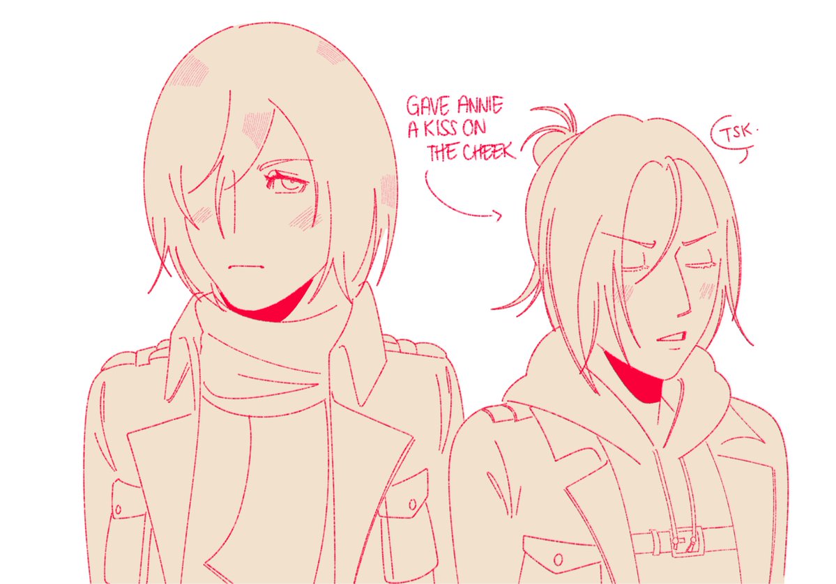 jaukr0_j's tweet image. #mikannie doodle

#mikasa #annie #ミカサ・アッカーマン #アニ・レオンハート #aot