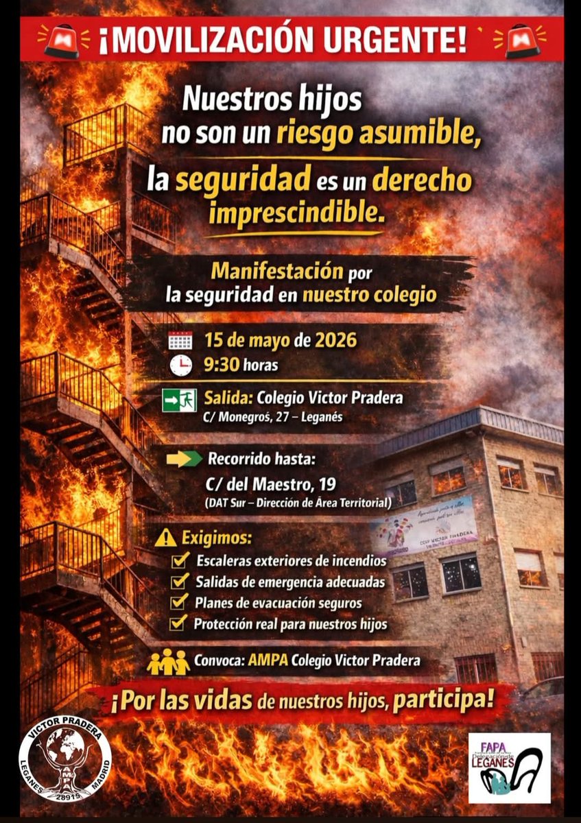 Ampa Víctor Pradera Leganés tweet media