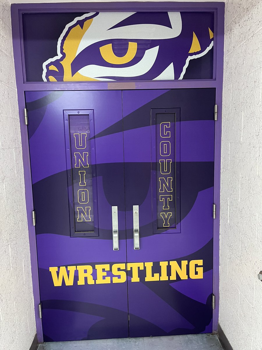 rcbcoach15's tweet photo. This Union County Wrestling door wrap is built to represent the pride inside that room.
Want your school to stand out like this? BSN Sports can help you elevate your facilities, branding, and game day presence.
#UnionCounty #Wrestling #BuiltDifferent #BSNSports https://t.co/YvixDZvBqB