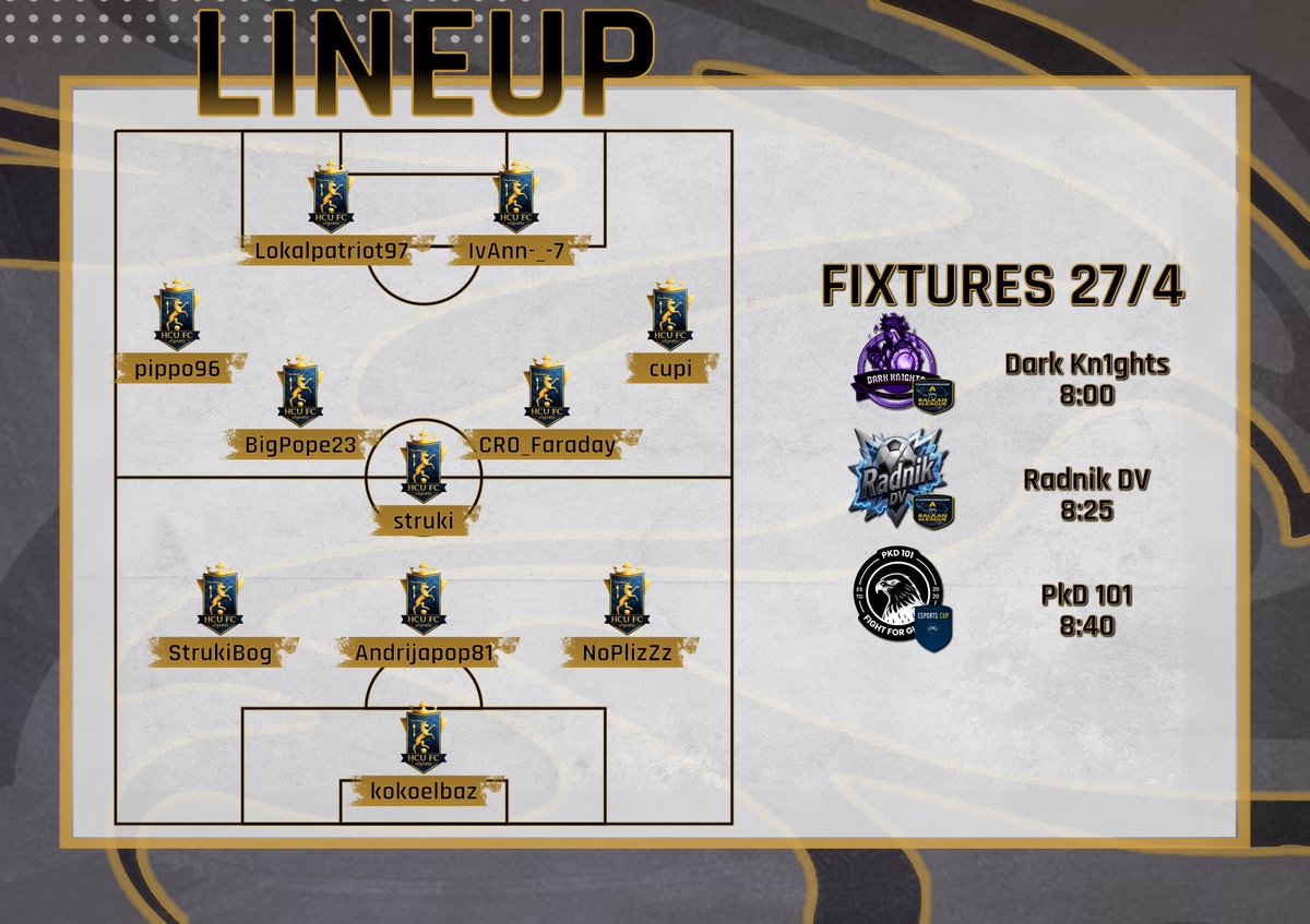 HCU FC eSports tweet media