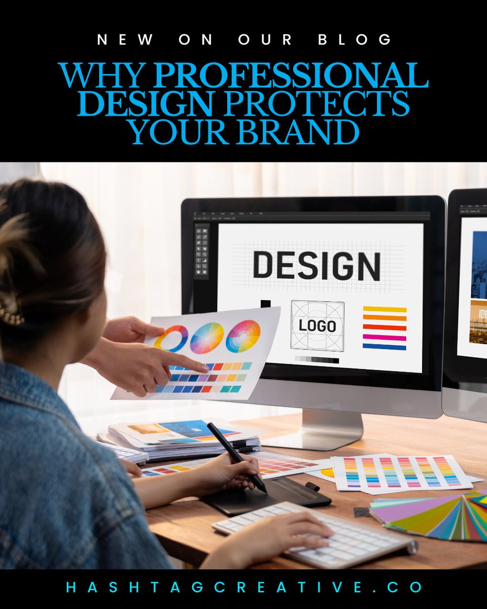 hashtagcreateco's tweet photo. Poor design can damage a business, since inconsistent visuals, low-quality graphics &amp; amateur design creates doubt.

Professional design is about protecting reputation, strengthening trust &amp; ensuring your brand is taken seriously👉 https://t.co/x0rseDJBMw
#GraphicDesignDay https://t.co/AsTAq96iya