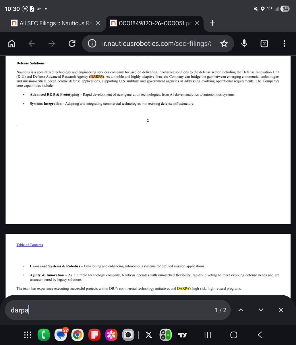 squarta193's tweet photo. @OracleNYSE #DARPA Deep Thought proposals due may 21st- what they are requiring perfectly align with $KITT not to mention their payload capacity. Also talks of a new generation aquanaunt. Time to squeeze shorts https://t.co/mfl1FomPPV