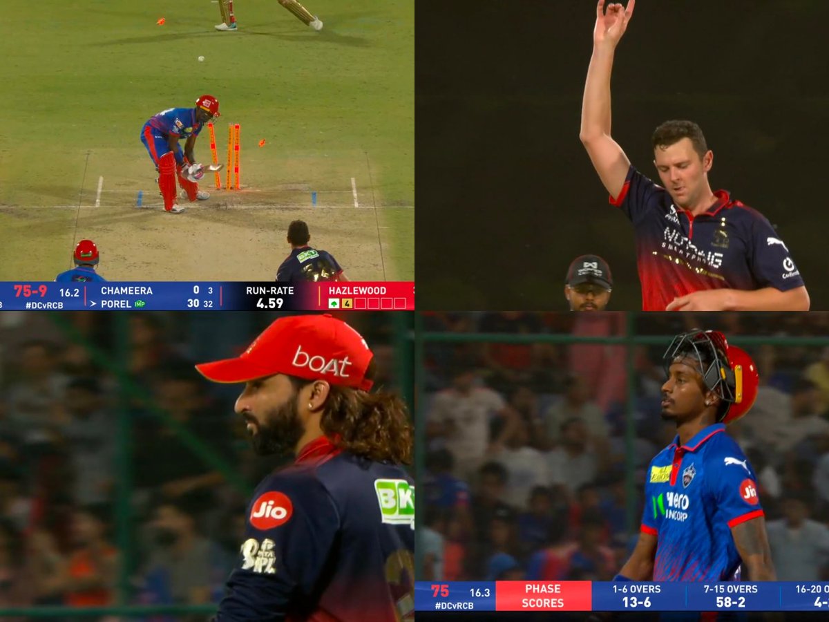 Lowest Team Score in IPL 49/10 - RCB (v KKR, 2017) 58/10 - RR (v RCB ...