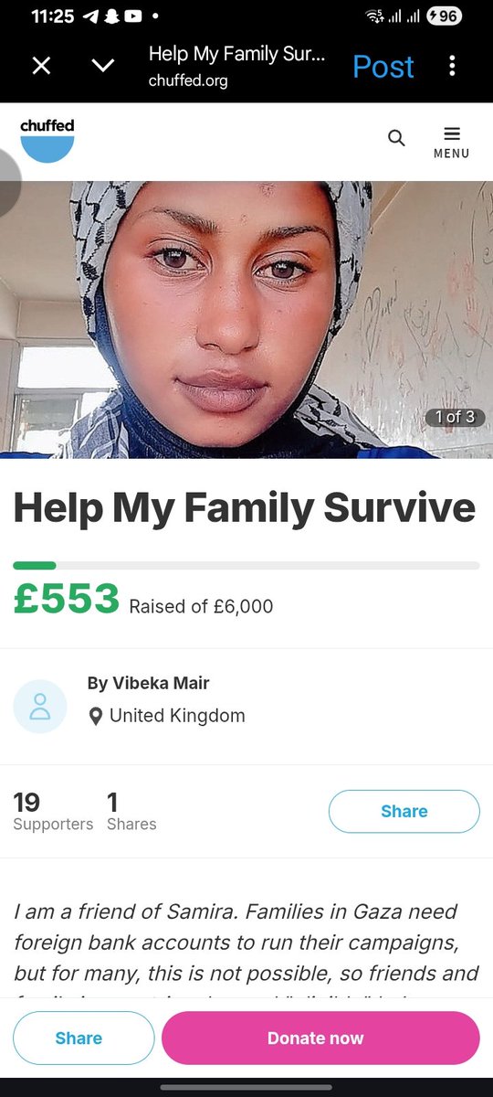 Vibeka's tweet image. We are orphans 😭💔without a father or a home to protect us We only wish to live like other children safe sheltered, and cared for Any support we receive is not just help it is hope and a chance to survive
chuffed.org/project/145641
#HelpFamilies
#SaveLives
#DonateNow
#StandWithGaza