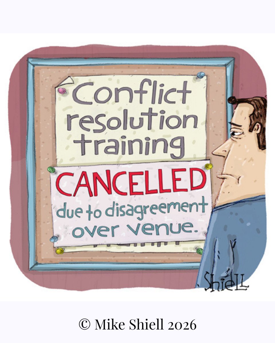 PhilosophyNow's tweet image. Is philosophy of any use for real life #conflictresolution - what's your experience? 
Cartoon by Mike Shiell (issue 173)